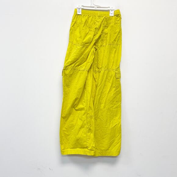 Wild Fable Women's Mid Rise Wide Leg Relaxed Cargo Pants Yellow Size XS - Picture 3 of 6